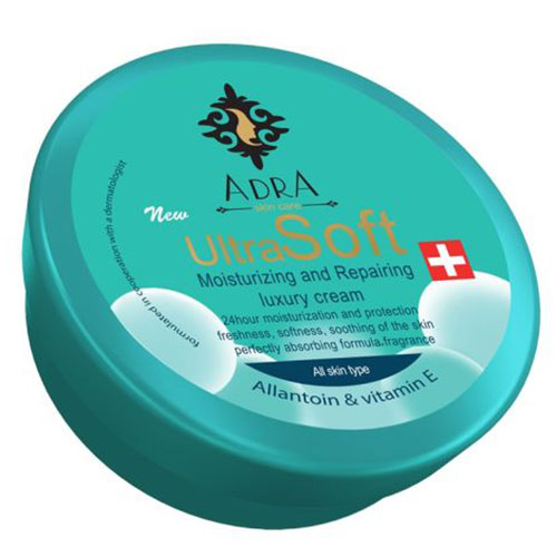 کرم مرطوب کننده و ترمیم کننده آدرا مدل Ultra Soft حجم 200 میلی لیتر